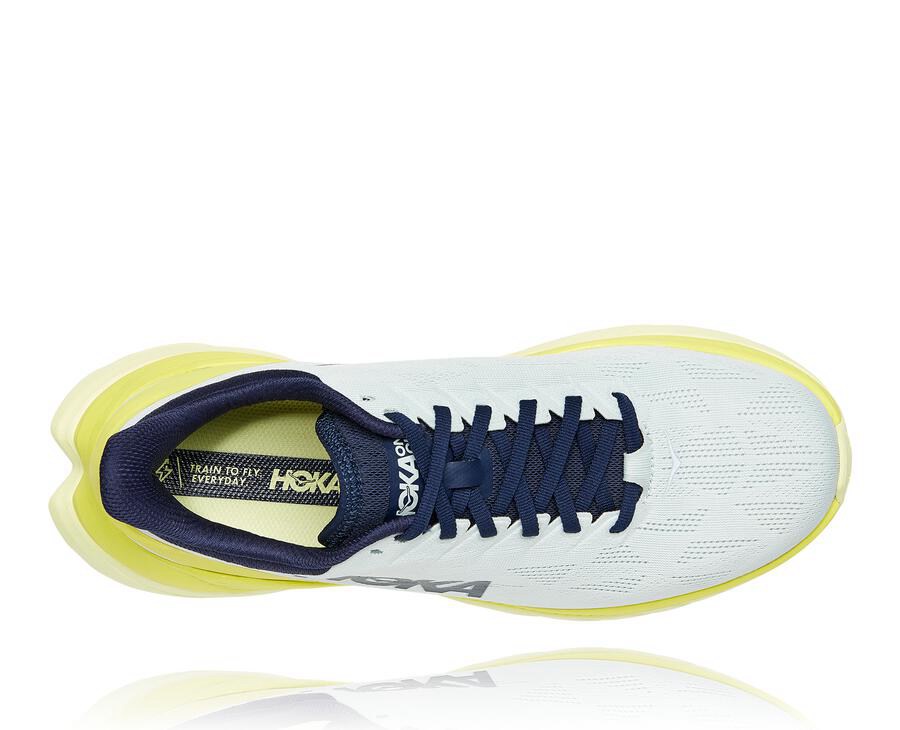 Hoka One One ランニングシューズ メンズ 白 - Mach 4 - QD8957612